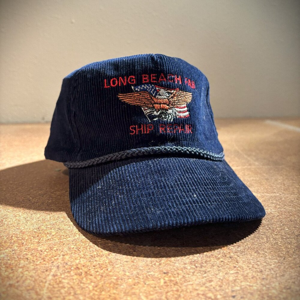 Vintage "LONG BEACH FAB SHIP REPAIR" Adjustable Hat